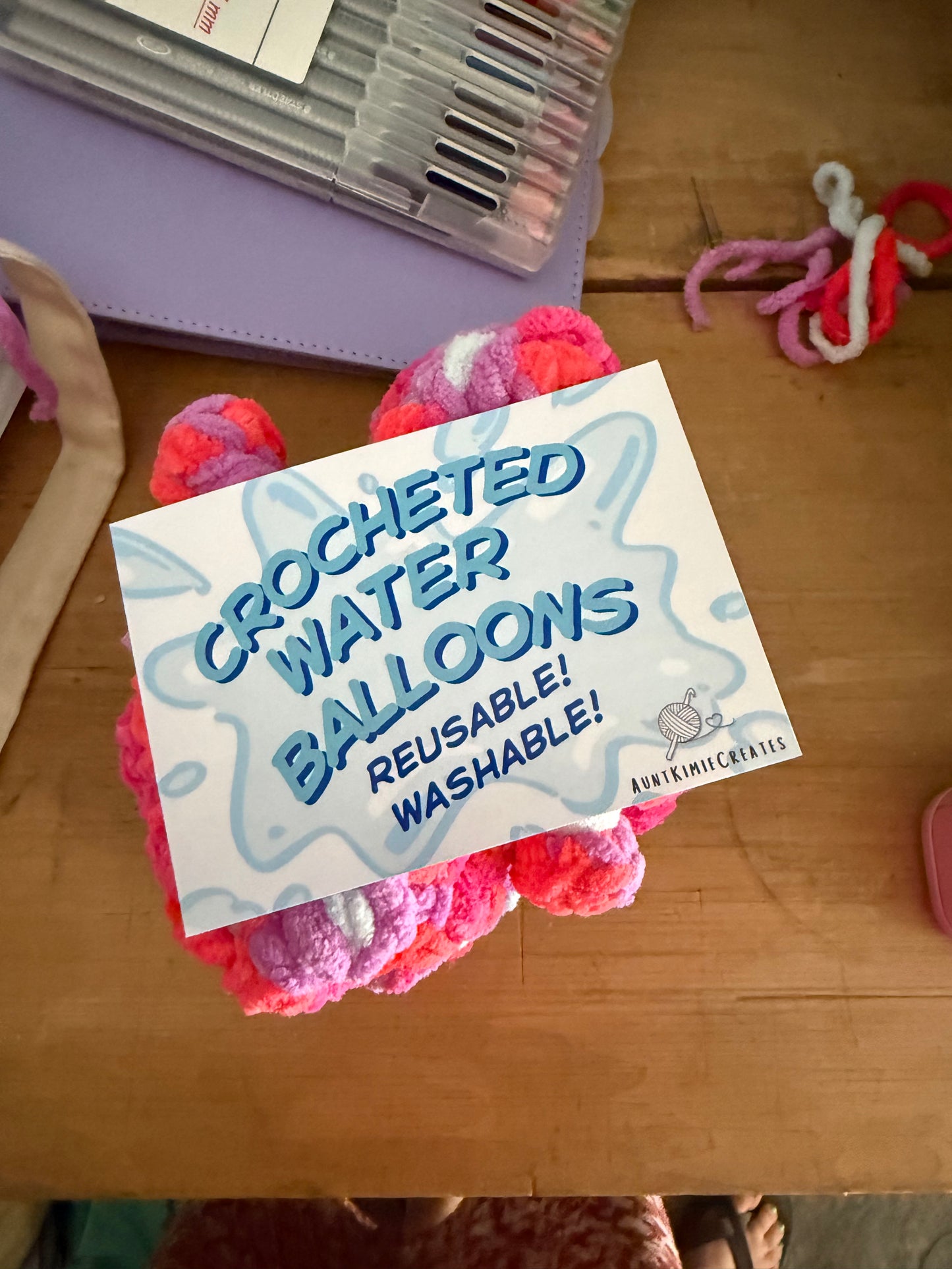 Crocheted Reusable Water Balloons